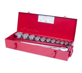 Набор торцевых головок с принадлежностями (3/4"", шестигранные, 21-50 мм, 16 предметов) KING TONY 6316MR 