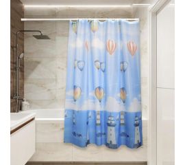 Штора для ванной Сантис peva pv-119 (маяк) 54 gsm 180x180 см 038706 