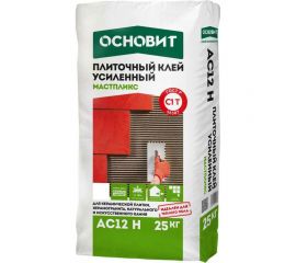 Усиленный плиточный клей Основит МАСТПЛИКС АС12 H класс C1T, 25 кг 76660 