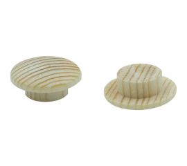 Деревянная заглушка с широкой шляпкой ЕВРОПАРТНЕР 8 мм, сосна, 16 шт. 16 1097 1 