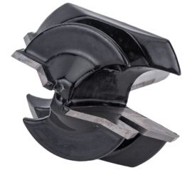 Фреза пазо-шиповая для углового сращивания серия 2510 d8хh22хd50 мм РОСОМАХА 802511 