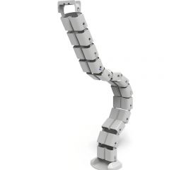 Вертикальный гибкий кабельный канал NE-AD (1/14), 680-800 мм, серый 3580 