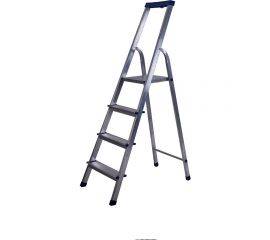 Алюминиевая стремянка с органайзером STAIRS 4 ступени AS 04 LX 