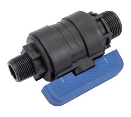 Компрессионный шаровой кран VALFEX ПНД НР/НР резьба разборный 1"-3/4" Ду20 1210220100034 