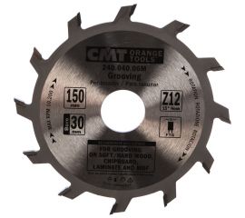 Диск пильный по дереву (150х30х4/3 мм; Z12) CMT 240.040.06M 