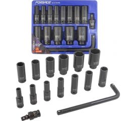 Набор ударных головок Forsage f-4157mpb 1/2, 15 предметов 52604 