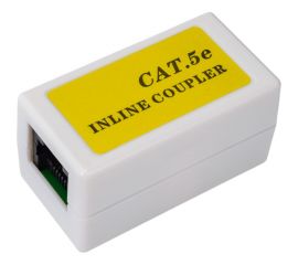 Проходной адаптер Cabeus (coupler), RJ-45(8P8C), категория 5e CA-8P8C-C5e-WH 