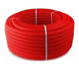 Труба RTP ПНД гофрир. красная d25 мм (вн. d21 мм, 50м) 35400 