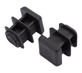 Внутренняя заглушка для трубы Tech-Krep 15x15 мм, черный пластик, 4 шт. пакет 150029 