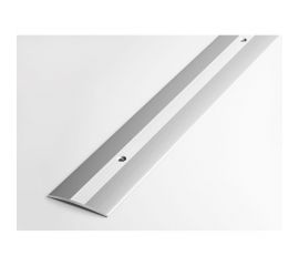 Порог прямой алюминиевый (37 мм, 1,35 м, анодированный, Серебро) ЛУКА УТ000000044 