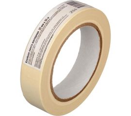 Клейкая малярная лента ООО Комус 25 мм х 50 м, крепированная 767970 