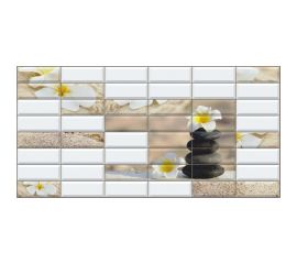 Панель пвх Регул плитка ""сад камней"" 0.4 мм, 1 шт. 225ск 