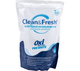 Пятновыводитель CLEANANDFRESH oxi для белого белья, 1000 г Cl51000w 
