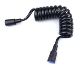 Пружинный гибкий шланг для душа BRONZE DE LUXE ABS черный 250 см 47 