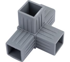 Пластиковый соединитель для трубы ПилотПро 30х30 мм, 4-пал., смежн. 18001 