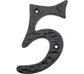 Цифра Левша L.Baskerville LB-MI-315-5 черная У2-5359.Ч 