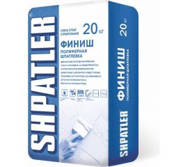 Шпаклевка Шпатлер Финиш полимерная, 20 кг Ш00003 