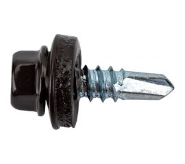 Кровельный саморез Daxmer 5,5х19 RAL 8019, сверло №3, 250 шт. 305869 