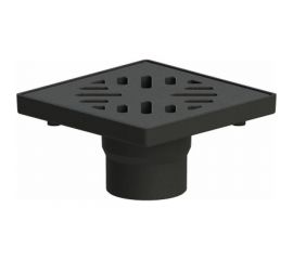 Дворовый трап Татполимер ТП-113.110-250VP чугунный, с грязеуловителем 250x250 15255 