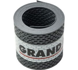 Вентиляционная карнизная лента Grand Line серая, 100x5000 мм 475536 