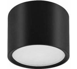 Накладной светильник truEnergy gx53 d82xh60мм ip20 черный/алюминий 21003 