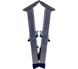 Алюминиевая двухсторонняя стремянка с мини-платформой STAIRS 2 ступени АМР 202 