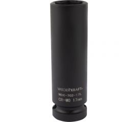 Головка ударная глубокая тонкостенная 6-гранная (17 мм; 1/2"") WIEDERKRAFT WDK-702-17L 