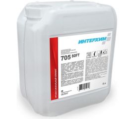 Усиленный гель для регулярной очистки поверхностей в санитарных помещениях ИНТЕРХИМ 705 SOFT 5 л ih73550 
