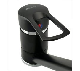 Смеситель для мойки Juguni Luxe одноручный, с поворотным изливом, картридж 40 мм, гайка 0402.448 