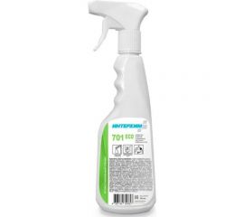 Средство очистки стеклянных и др. гладких поверхностей ИНТЕРХИМ 701 ECO 0.5 л, со спрей-насадкой ih77105 