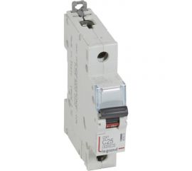 Автоматический выключатель Legrand DX3 6000 - 10 кА - тип C - 1П - 25 А - 1 модуль 407672 