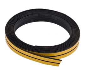 Самоклеящийся уплотнитель для ремонта окон пвх ООО «Торговый Дом «ТСМ» Doctor plast черный, 6 м 0817023 