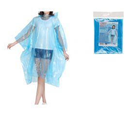 Дождевик-пончо PERFECTO LINEA голубой 28-102003 