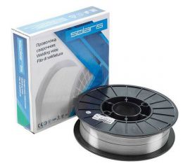 Проволока сварочная FLUX E71T-GS 1 мм, 1 кг, без газа, порошковая SOLARIS WM-E71TGS-10010 