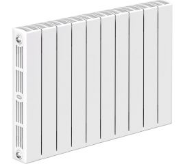 Биметаллический радиатор RIFAR SUPReMO 350, 8 секций, боковое подключение, белый RAL 9016 S 350-8 