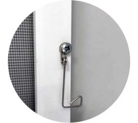 Пружинный универсальный металлический держатель KOMFORT москитные системы 4 шт. ДПУ4 