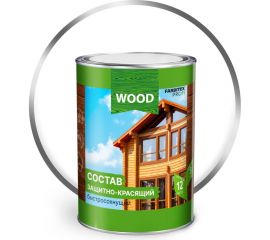 Защитно-красящий состав для древесины FARBITEX (быстросохнущий; бесцветный; 0.75 л) 4300008466 