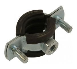 Хомут с гайкой Невский Крепеж оцинк. с резин. уплотн. 3/4" 25-28 мм 818789 