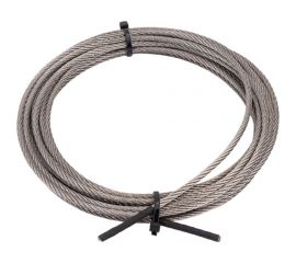 Нержавеющий трос KREPFIELD 3 мм, сталь А2, плетение 7x7, средней мягкости, 5 м 8379А2ТРОС3ММ-5 