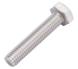 Нержавеющий болт с шестигранной головкой KREPFIELD M8x40 мм, DIN 933, А2, полная резьба, 10 шт. 933А2БОЛТ8Х40-10 