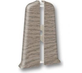 Торцевые заглушки для плинтуса DECONIKA (85 мм; 215 Дуб снежный; 2 шт.) Д-П85-Тп-Ф1 215 ДУБ СНЖ 