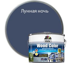 Кроющий антисептик Dufa WOOD COLOR лунная ночь 9 л МП00-007423 