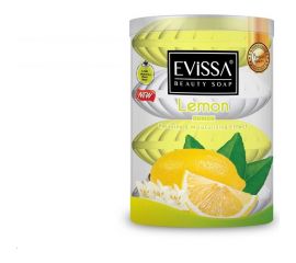 Туалетное мыло пвх стакан EVISSА 4x110 гр. Лимон М4278 