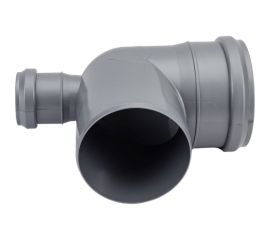 Отвод SINIKON с фронтальным патрубком (выход сзади) ПП D 110x50x87 551002.R 