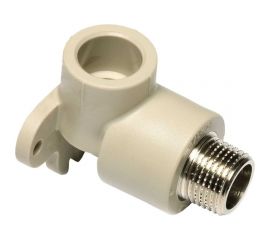 Колено WAVIN EKOPLASTIK настенное PP-R 20x1/2 РН, EK SNKE02020X 