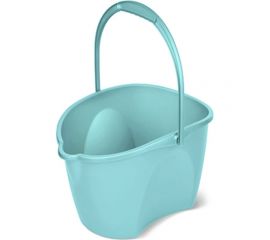 Ведро со сливом Martika Престо овальное, 12 л, бирюзовое С647БИР 
