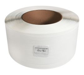 Лента ПП КОРДЛЕНД 15x0,8 мм, 1,4 км, 195 кгс, белый М/ПА PP-00734 
