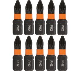 Биты магнитные PH2, 25 мм, 10 шт, S2 rage by VIRA 554153 