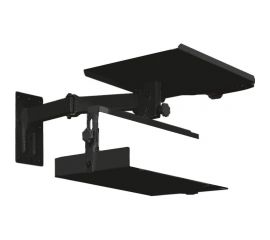 Полка для ТВ/видео Amig черная 400 NE 