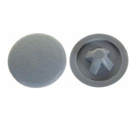 Заглушка Tech-Krep для шуруп-стяжек PZ 5 мм темно-серая 50 шт. пакет 108778 